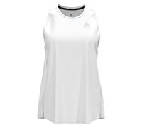 Odlo Mujeres Tank-Top Crew Neck Zeroweight Chill-Tech Laufbekleidung Camiseta De Running White - Blanco XS