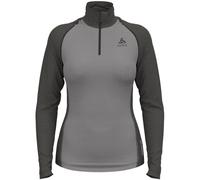 ODLO Natural Performance Pw 150 Bl Top Turtle Neck L/s Half Zip W - Mujer - Gris - talla L- modelo 2024