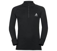 ODLO Active Warm Eco Kids Bl Top Turtle Neck L/s Half Zip - Niño - Negro - talla 12 años- modelo 2026