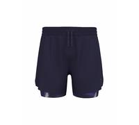 ODLO Pantalón corto de running para hombre Zeroweight Print 5inch lila | L