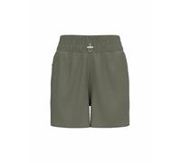 ODLO Pantalón corto de running para mujer Essential 365 de 4 pulgadas beige | L