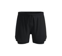 ODLO Pantalones cortos de running para hombre Zeroweight 5inch 2in1 negro | XL