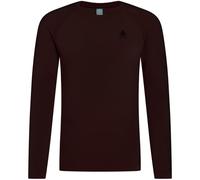 ODLO Performance Warm Bl Top Crew Neck L/s - Hombre - Marrón - talla M- modelo 2025