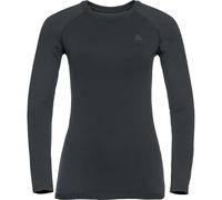 ODLO Performance Warm Eco Bl Top Crew Neck L/s W - Mujer - Negro - talla L- modelo 2026