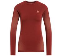ODLO Performance Warm Eco Bl Top Crew Neck L/s W - Mujer - Rojo - talla S- modelo 2024