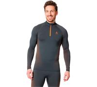 ODLO Performance Warm Eco Bl Top Turtle Neck L/s Half Zip - Hombre - Gris - talla S- modelo 2024