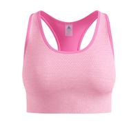 Odlo - Ropa de senderismo mujer - Seamless Medium - Padded Bra W Hyper Pink Melange para Mujer - Talla M - Rosa Rosa M