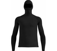 Odlo - Ropa interior térmica - BL Top Facemask LS Seamless Performance M Black de Lana - Talla L - Negro Negro L