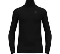 Odlo - Ropa interior térmica - BL Top Turtle Neck LS Half Zip Active Warm Eco M Black - Talla S - Negro Negro S
