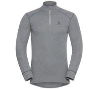 Odlo Ropa interior térmica para hombre Active Warm I Camiseta térmica de manga larga I Ropa interior térmica para esquiar Camiseta térmica de manga larga con cuello y media cremallera I Hombre