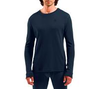 Odlo - Ropa interior térmica - Merino 260 Baselayer Top Crew Neck M Dark Sapphire de Lana - Talla L - Azul marino Azul marino L