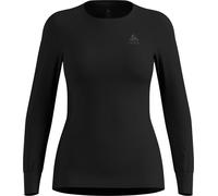 Odlo - Ropa interior térmica mujer - BL Top Crew Neck LS Active Warm Eco W Black para Mujer - Talla L - Negro Negro L