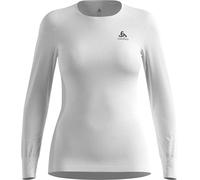 Odlo - Ropa interior térmica mujer - BL Top Crew Neck LS Active Warm Eco W White para Mujer - Talla M - Blanco Blanco M