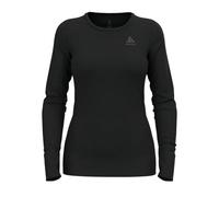 Odlo Ropa interior térmica para mujer Merino 200 I Ropa interior Merino para mujer I Camiseta térmica de manga larga Camiseta térmica de manga larga con cuello redondo I Mujer
