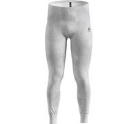 Odlo - Ropa interior térmica - Odlo X POW BL Bottom Long Active Warm Printed M Silver Grey - Talla L - Gris Gris L