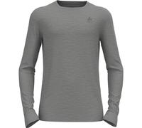 Odlo camiseta manga larga Merino 200 vêtement running homme L Gris/argent
