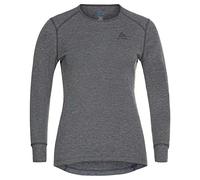 Odlo Ropa Interior térmica para Mujer Active Warm I Camiseta térmica de Manga Larga I Ropa Interior térmica para Esquiar Camiseta térmica de Manga Larga con Cuello Redondo I Mujer