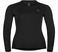 Odlo Ropa Interior térmica para Mujer Active Warm I Camiseta térmica de Manga Larga I Ropa Interior térmica para Esquiar Camiseta térmica de Manga Larga con Cuello Redondo I Mujer