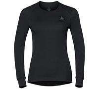 Odlo Ropa Interior térmica para Mujer Active Warm I Camiseta térmica de Manga Larga I Ropa Interior térmica para Esquiar Camiseta térmica de Manga Larga con Cuello Redondo I Mujer