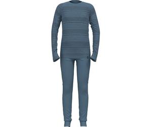 Odlo Ropa Interior térmica para niños Active Warm I, Leggings de Invierno y Camiseta térmica de Manga Larga para niñas y niños, Juego de Ropa Interior cálida de esquí