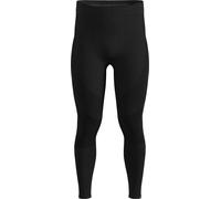 Odlo - Ropa interior térmica - Seamless Performance Baselayer Bottom Long M Black de Lana - Talla M - Negro Negro M