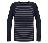 Odlo Ropa Interior térmica Unisex para niños Active Warm Stripes I Ropa Interior Deportiva Niñas Niños I Camiseta térmica de Manga Larga