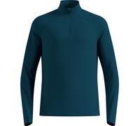 Odlo - Ropa para trail running - Essential Ceramiwarm Mid Layer 1/2 Zip M Reflecting Pond - Talla L - Azul Azul L