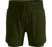 Odlo - Ropa para trail running - X-Alp Trail 6" M Deep Depths - Talla M - Caqui Caqui M