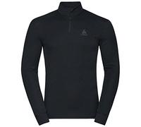 Odlo Camiseta térmica Active Warm ECO para hombre con cuello y media cremallera XL Noir