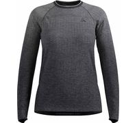 Odlo - Ropa trail running mujer - T-shirt Crew Neck LS Essentials W Stone Grey Melange para Mujer - Talla L - Gris Gris L