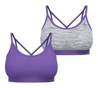 ODLO Seamless Low Sport Bra W - Mujer - Gris / Violeta - talla S- modelo 2025