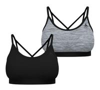 ODLO Seamless Low Sport Bra W - Mujer - Negro / Gris - talla XS- modelo 2026