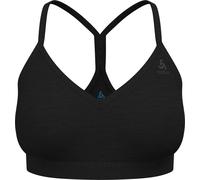 Odlo - Sport Bra Merino Soft W Black para Mujer de Lana - Talla M - Negro Negro M