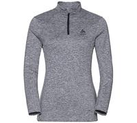 Odlo Steeze - Sudadera con Media Cremallera para Mujer, Unzutreffend, otoño/Invierno, Capa Intermedia con Media Cremallera., Mujer, Color Gris, tamaño Medium