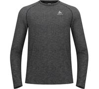 Odlo - T-Shirt Crew Neck LS Essential Seamless Grey Melange - Talla XL - Gris Gris XL
