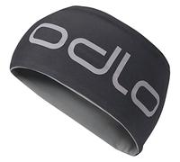 Odlo Reversible, Banda Unisex Adulto, Unisex Adulto, Reversible, Nero/Acciaio Grigio