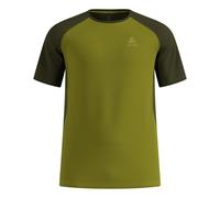 Odlo X-ALP Trail Camiseta de Running Hombres Verde - Guacamole - Deep Depths XXL