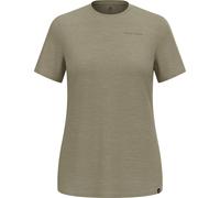 ODLO X Pow Merino Tencel T-shirt Crew Neck S/s W - Mujer - Beige - talla XS- modelo 2025