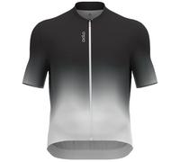 ODLO Zeroweight Chill-tec Print S/u Collar S/s Full Zip - Hombre - Negro - talla M- modelo 2024