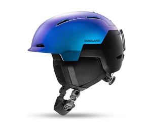 Odoland Casco de Esquí para Hombres Mujeres y Jóvenes, Casco de Snowboard Rueda Ajustable, Excelente Ventilación, Cascos Deportivos para Esquí Patinaje Snowboard, Azul Marino
