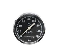 Odómetro Alconstar-CJ-K750 de motocicleta de 120KM/160KM, velocímetro redondo Retro apto para BMW R50 R1 R71 R12, Ural M72, instalación en faro De Instrumentos para Motocicleta(B 160KM)