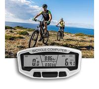 Odómetro de Bicicleta con Cable Impermeable Al Aire Libre, Velocímetro de Ciclismo Liviano con Pantalla LCD, Accesorio de Cronómetro de Bicicleta a Prueba de Polvo, Duradero y