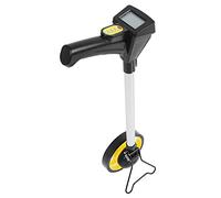Odómetro de Rueda para medición de Distancia para distancias de 0 a 9,999 metros, mango plegable, rueda de carrera gruesa y antideslizante, 50 cm, para topografía