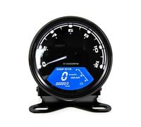Odómetro digital universal para motocicleta, tacómetro, velocímetro, medidor impermeable multifunción para 2 a 4 cilindros