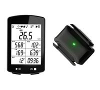 Odómetro inalámbrico del velocímetro de la bicicleta de GPS de la prenda impermeable IPX7 BB20 con seguimiento de la cadencia y del ritmo cardíaco(Dual Cadence Computer Set)