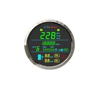 Odómetro Medidor Velocímetro GPS Universal 85 Mm Cuentakilómetros Kilometraje Millas Para Hora Nudos Presión Neumáticos Alarma Tacómetro Indicador Nivel De Combustible