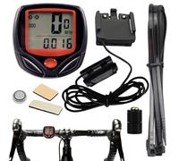 Odómetro para Bicicletas - Velocímetro con Cable, Resistente al Agua y con Pantalla LCD | Rastreador de kilometraje portátil, Multifuncional y con Datos claros para Bicicletas y Scooters