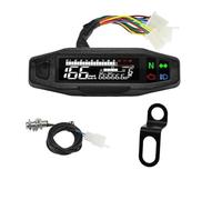 Odómetro Tacómetro De Motocicleta Con Indicador Luz Intermitente, Velocímetro, Panel Tablero Digital, Viaje ODO, Medidor 12000 RPM