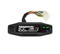 Odómetro Tacómetro Digital Universal Motocicleta para 0~12X1000 R/min Velocímetro Odómetro Instrumento De con Luz Señal Giro