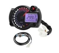 Odómetro Tacómetro Odómetro y velocímetro digital universal para motocicleta para RX2N, ajustable, máx. 299 km/h, 7 colores, tablero.